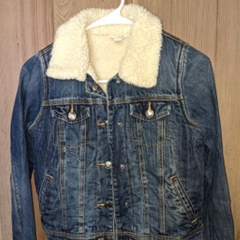 Cat & Jack Denim Jacket w/ Fleece Lining